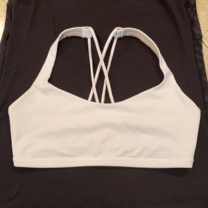 Lululemon Free To Be Bra A/B Cup White Sz 6